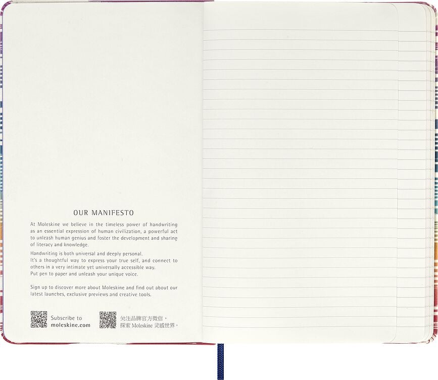 Moleskine Sakura Missoni Flame Bilježnica s crtama L limitirano izdanje