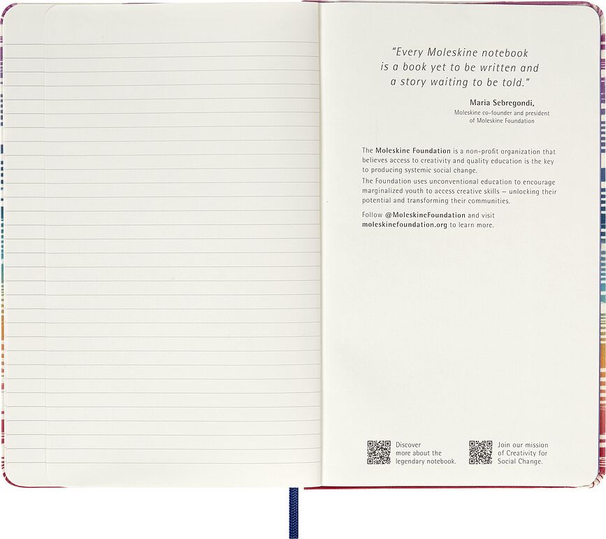 Moleskine Sakura Missoni Flame L Σημειωματάριο, ριγέ, περιορισμένης έκδοσης