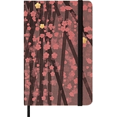 Moleskine Sakura Notizbuch P rosa-braun liniert limitierte Auflage