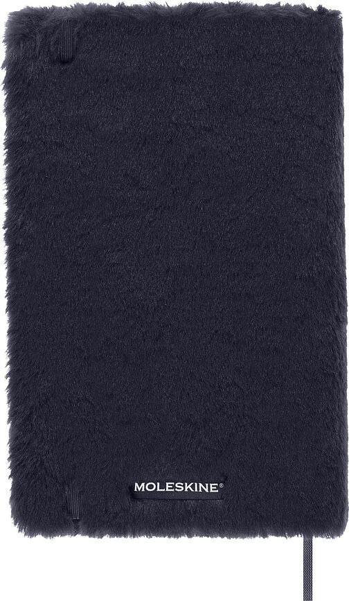 Moleskine Σημειωματάριο ριγέ, L, κρεμ, γούνινο, σε συσκευασία δώρου