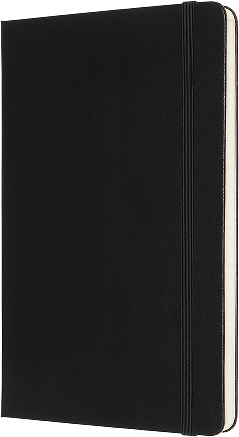 Moleskine Σημειωματάριο L, 192 σελίδες, ζαφειρί, λευκό και ριγέ, σκληρό εξώφυλλο