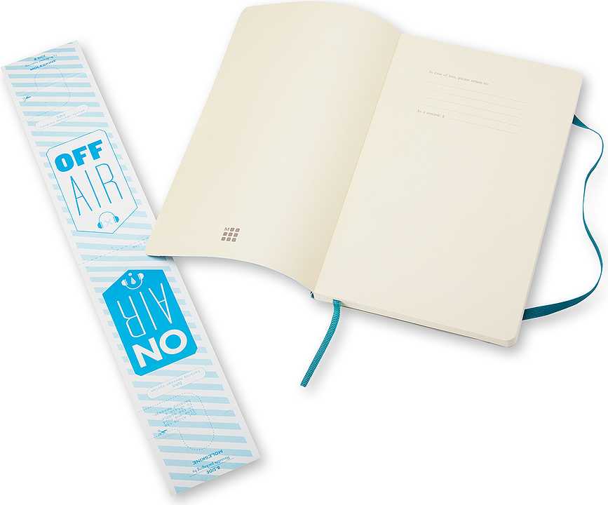 Moleskine Σημειωματάριο με τελείες, μαλακό εξώφυλλο, L, 192 σελίδες, ζαφειρί