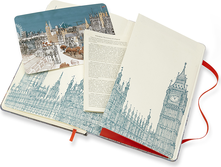 Moleskine I am Milan L Σημειωματάριο, με γραμμές, περιορισμένη έκδοση