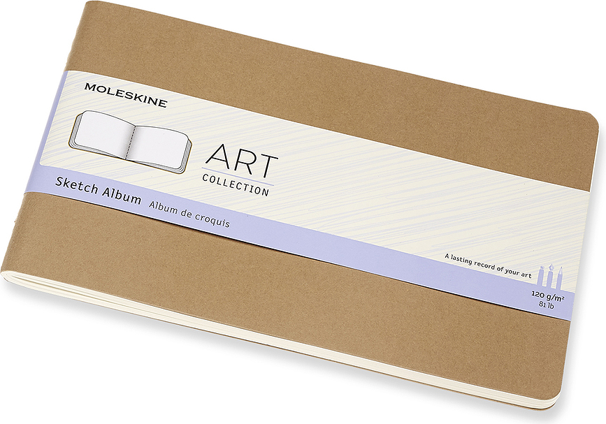 Moleskine Sketch Album Σχεδιαστήριο, σκληρό εξώφυλλο, 19 x 19 εκ., 120 g/m²