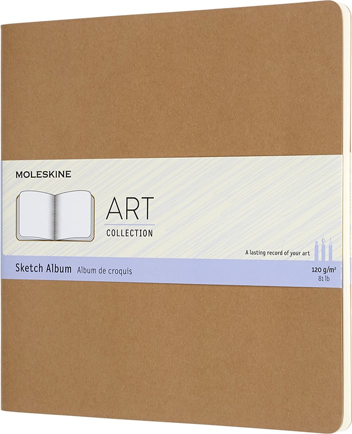 Moleskine Sketch Album Slikovnica tvrdi uvez 19 x 19 cm 120 g/m²