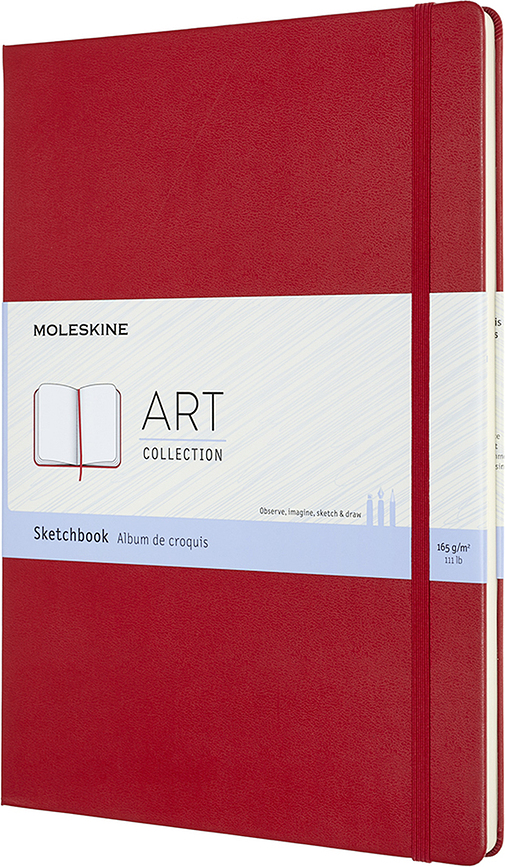 Moleskine Sketchbook A4 96 pages red 165 g/m² hardcover