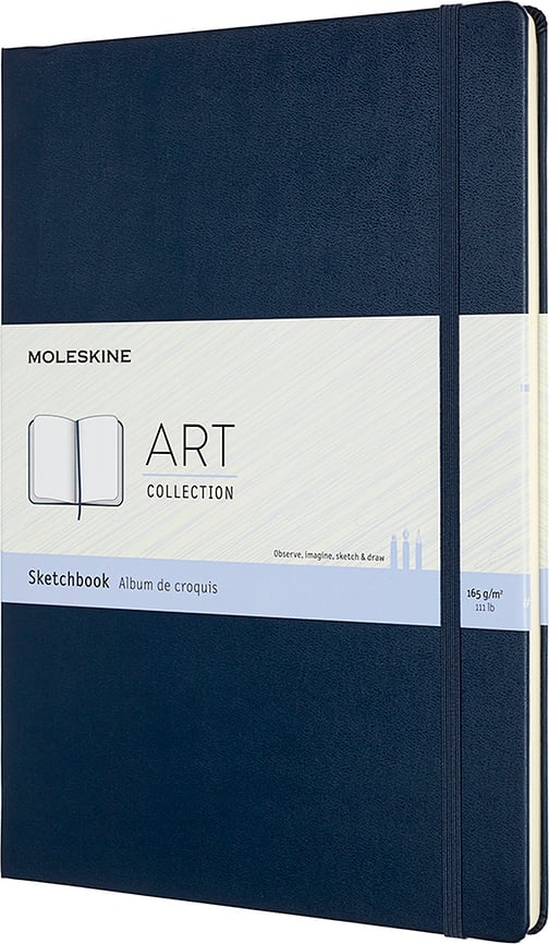Moleskine Sketchbook A4 96 pages sapphire 165 g/m² hardcover