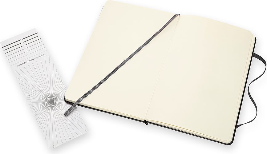 Moleskine Skicirka M 88 stranica tvrdi uvez 165 g/m² crna