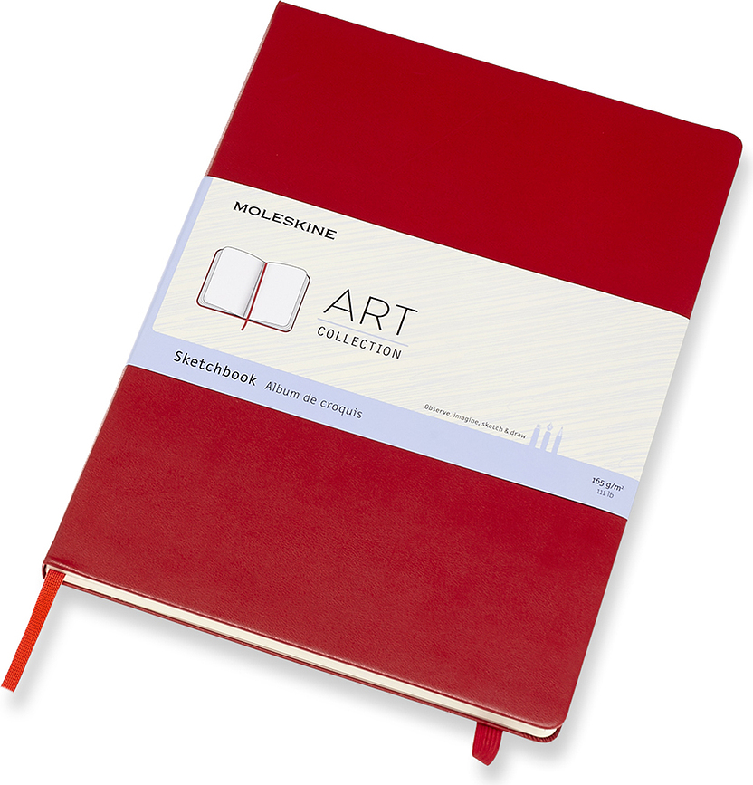 Moleskine Skicirka trda vezava, A4, 96 strani, 165 g/m², črna