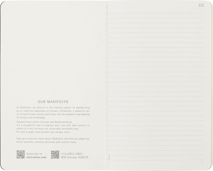 Moleskine Smart Cahier Bilježnice L s crtama 2 kom.