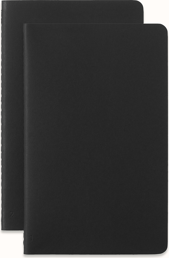 Moleskine Smart Cahier Carnets lignés, Taille L, Lot de 2
