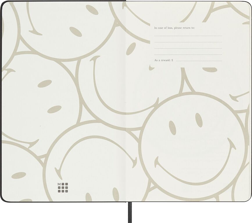Moleskine Smiley Carnet ligné, taille L