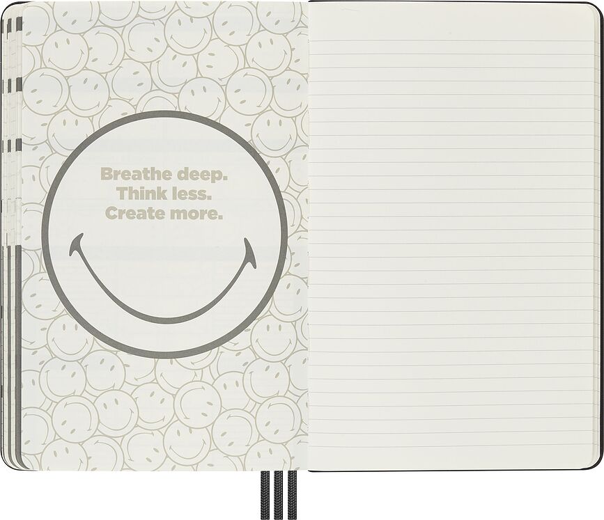 Moleskine Smiley x Kaweco Carnet et Agenda avec stylo, dans un coffret cadeau, Set 3 pièces