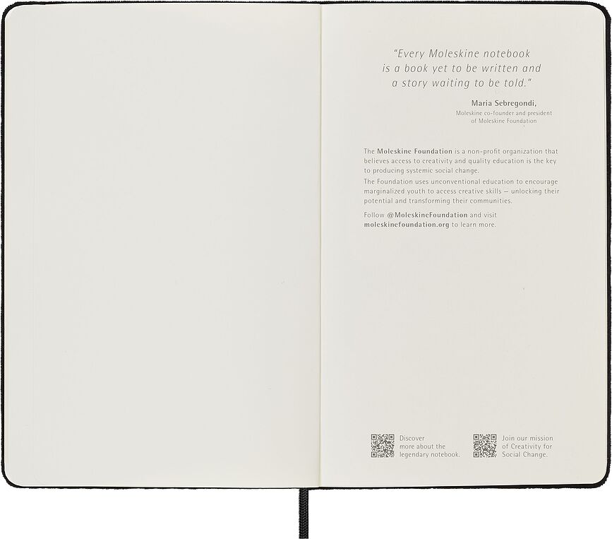 Moleskine Velvet Carnet ligné, Grand format, vert