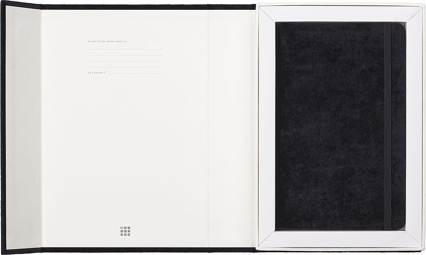 Moleskine Velvet Carnet ligné, Grand format, vert