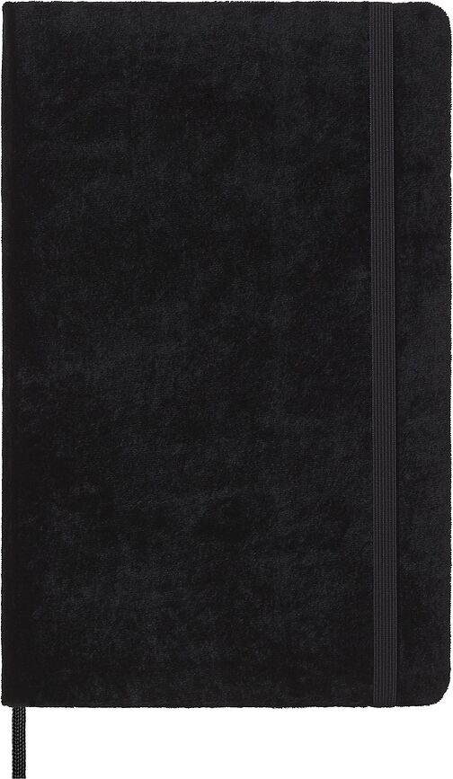 Moleskine Velvet Linjerad Anteckningsbok L, svart