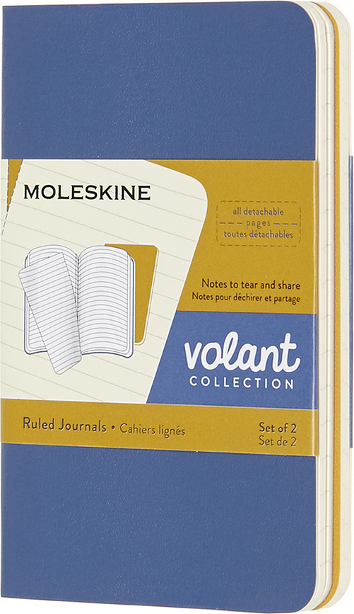 Moleskine Volant Τετράδια ριγέ, XS, 2 τμχ