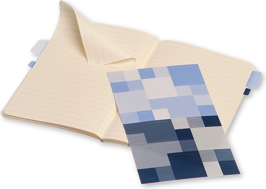 Moleskine Volant XS Σημειωματάρια, με γραμμές, μπλε και κίτρινα, 2 τμχ