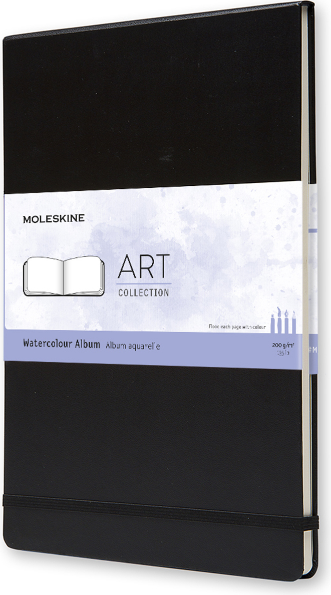 Moleskine Watercolor Aquarell-Skizzenbuch A4 60 Seiten 200 g/m² harter Einband