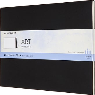 Moleskine Watercolour Akvarelliplokk must 300 g/m²