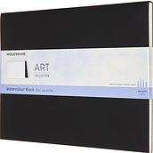 Moleskine Watercolour Aquarell-Block XL 20 Seiten schwarz 300 g/m²