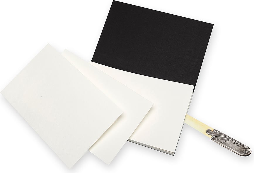 Moleskine Watercolour XL Μπλοκ για Ακουαρέλα, 20 σελίδες, 300 g/m², μαύρο