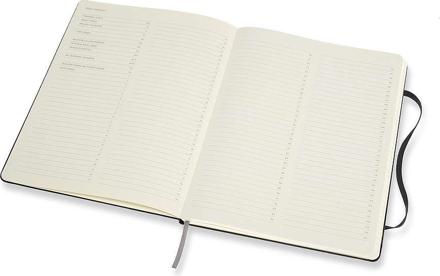 Moleskine XL Beležnica črtasta, trda vezava, 192 strani, zelena