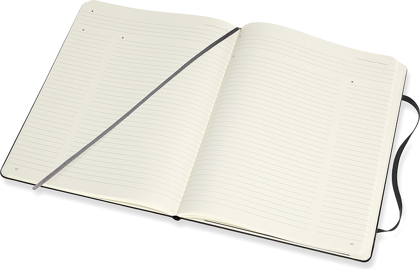 Moleskine XL Beležnica črtasta, trda vezava, 192 strani, zelena