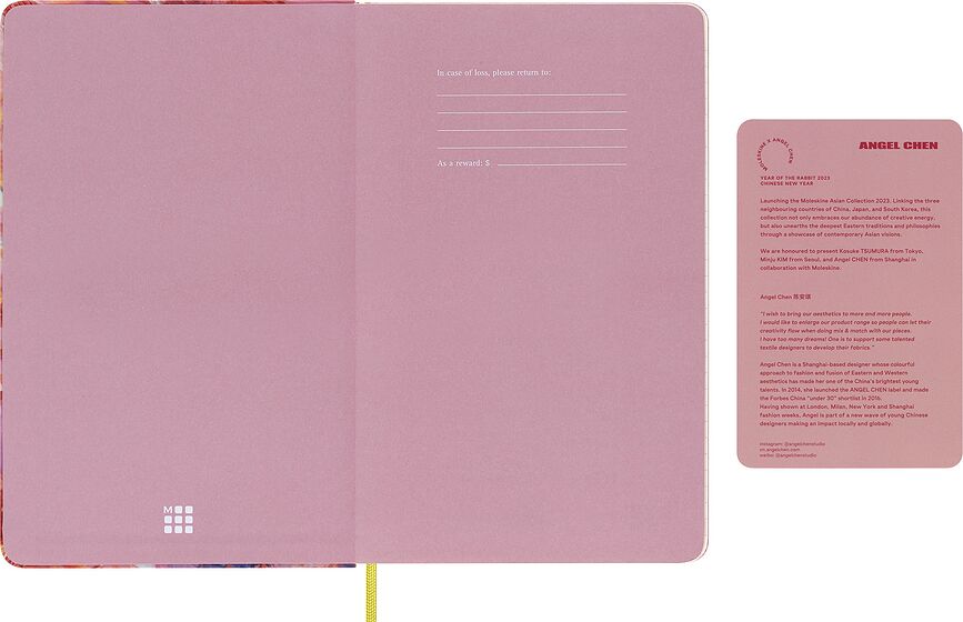 Moleskine Year of the Rabbit Minju Zvezek črtast, velikost L, omejena izdaja