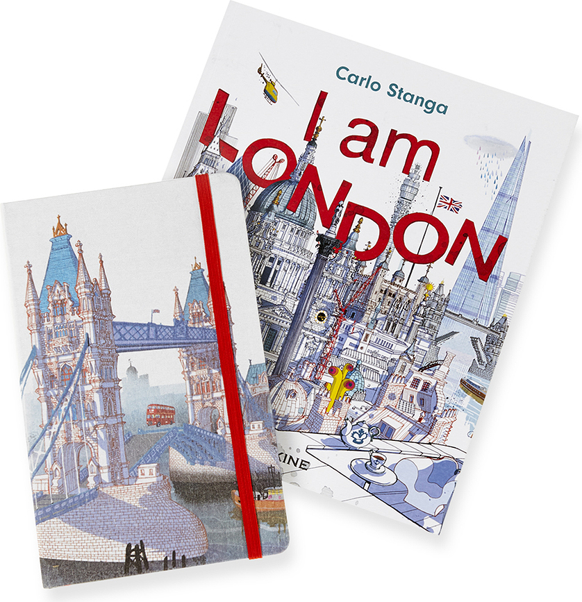 Moleskine I am Milan L Zvezek črtast, omejena izdaja