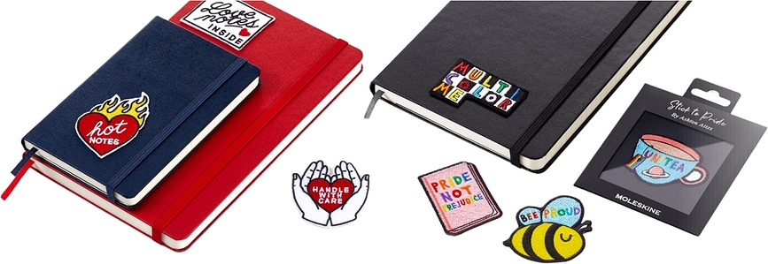 Multicolor Me Našitek za notes Moleskine, večbarven