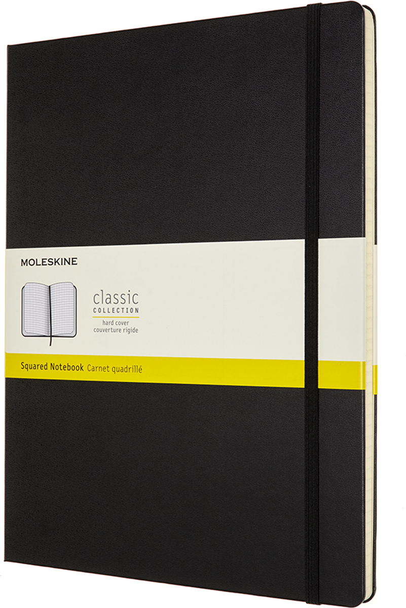 Notes Moleskine Classic XXL 192 strony czarny w kratkę twarda oprawa