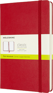 Piezīmju bloks Moleskine Classic gluds ciets vāks L 400 lapas