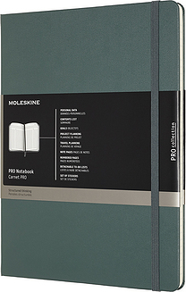 Piezīmju bloks Moleskine līniju ciets vāks XL 192 lapas