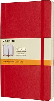 Piezīmju bloks Moleskine līniju mīksts vāks L 192 lapas