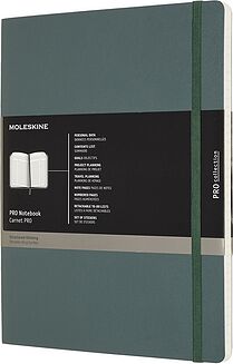 Piezīmju bloks Moleskine Professional līniju mīksts vāks XL 192 lapas