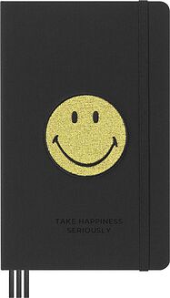 Plānotājs Moleskine Smiley ciets vāks dāvanu kastītē L