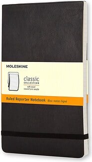 Reportérsky zápisník Moleskine v brožovanej väzbe vreckový