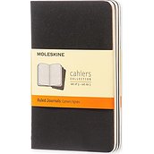 Sąsiuviniai Moleskine Cahier Journals su virvele juodos spalvos P 3 vnt.