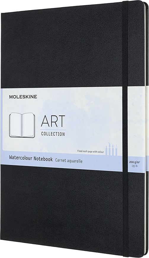 Скетчбук для акварелі Moleskine Art Watercolor A4 60 сторінок 200 г/м², тверда обкладинка