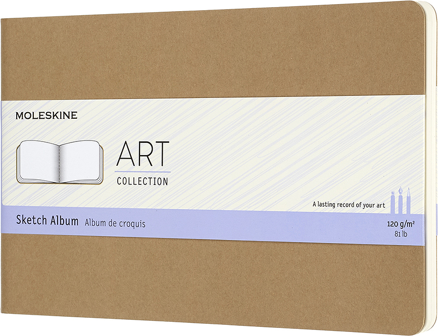 Skitsebog Moleskine Sketch Album L 88 sider 120 g/m² hardcover