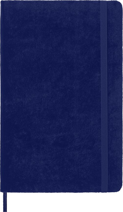 Taccuino a righe Moleskine Velvet L porpora