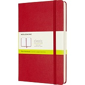 Užrašų knygelė Moleskine Classic glotnaus pobūdžio kietu viršeliu raudonos spalvos L 400 lapų