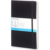 Užrašų knygelė Moleskine Classic taškuotas su minkštų viršelių juodos spalvos L 192 puslapiai