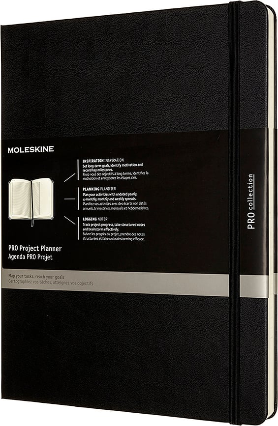 Užrašų knygelė Moleskine PRO Project Planner