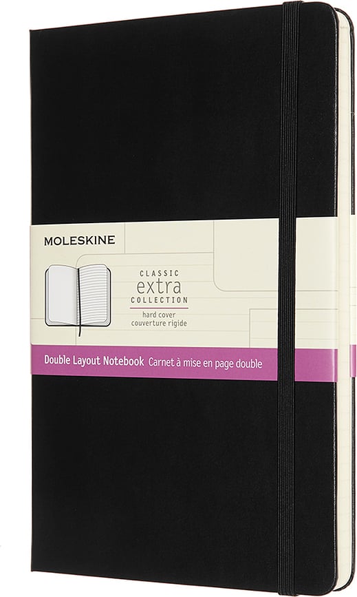 Zápisník Moleskine čistý a linajkovaný tvrdá väzba L 192 strán