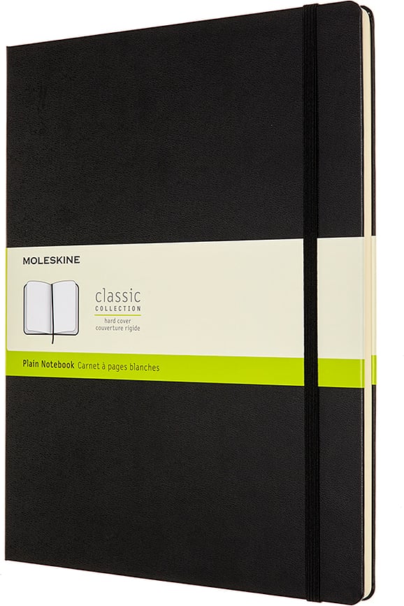 Zápisník Moleskine Classic jednofarebný tvrdá väzba XXL 192 strán čierny