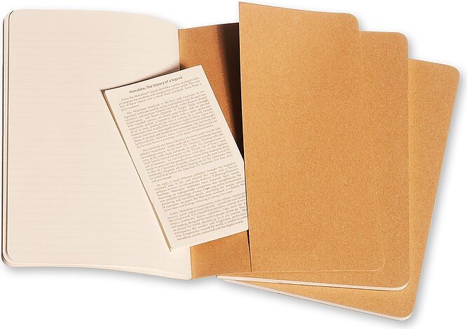 Zeszyty w linię Moleskine Cahier Journals L 3 szt.