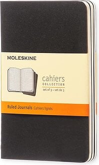 Zošit Moleskine Cahier Journals linajkový P 3 ks