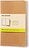 Зошити гладкі Moleskine Cahier Journals P пісочні, 3 шт.
